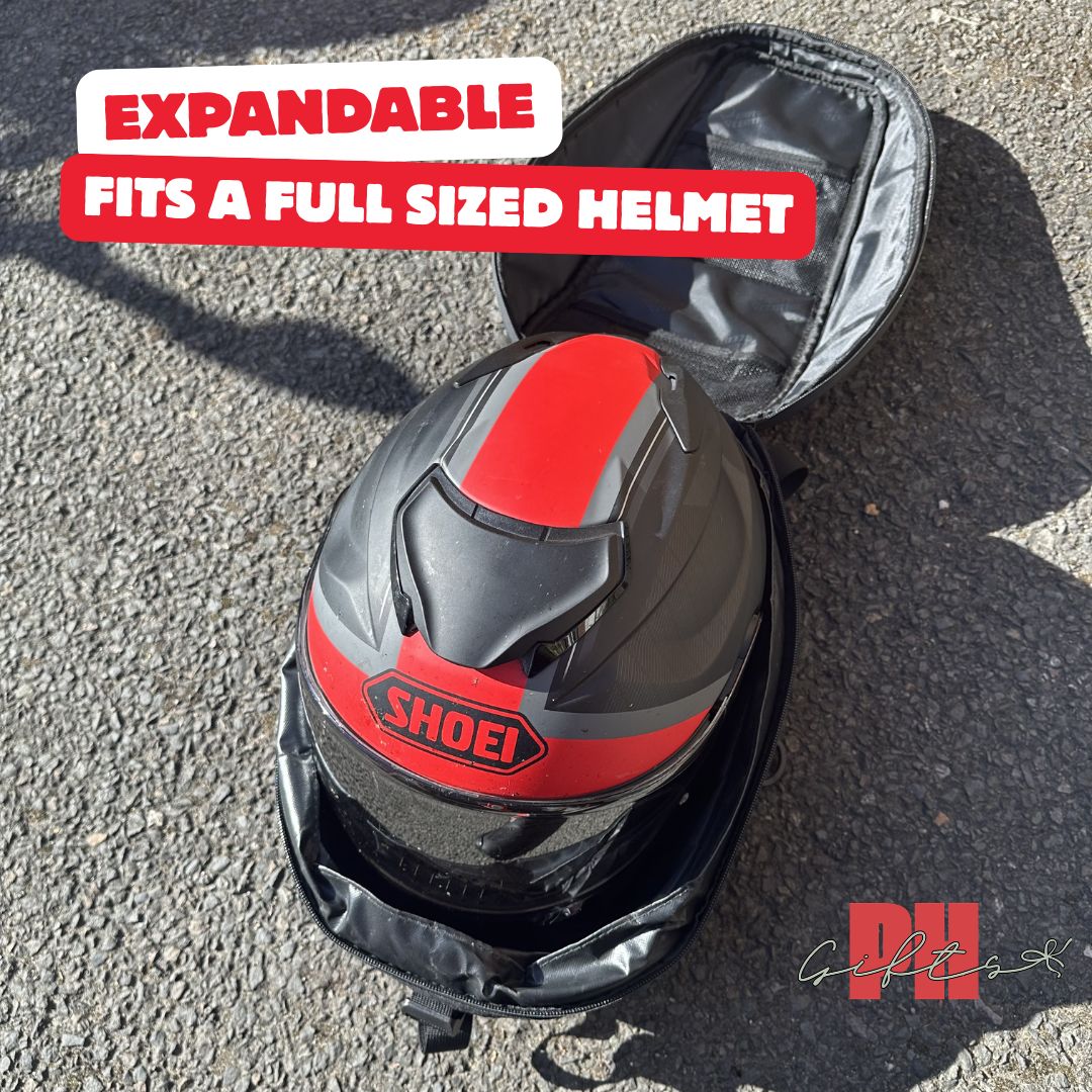 Waterproof Motorcycle Tail Bag/Backpack (Large 37L Capacity)