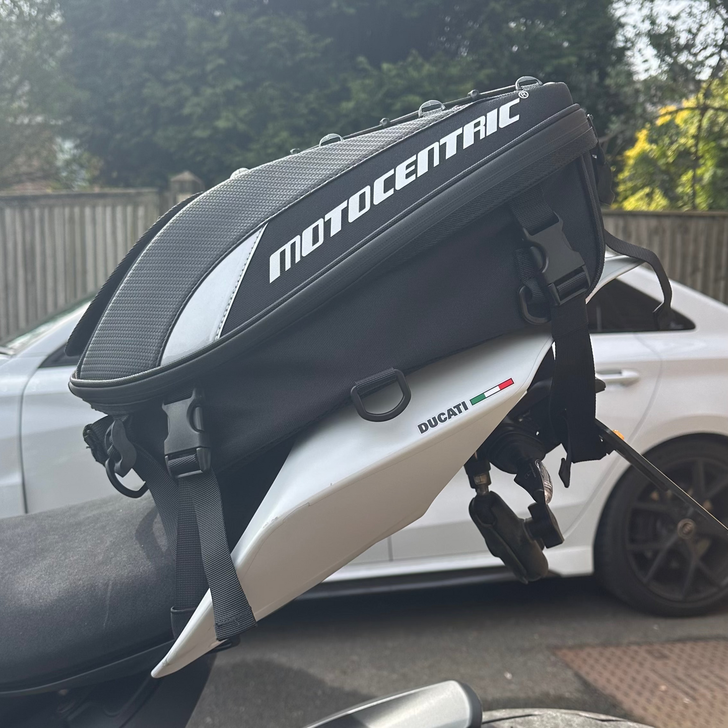 Waterproof Motorcycle Tail Bag/Backpack (Large 37L Capacity)