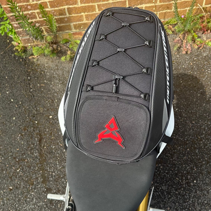 Waterproof Motorcycle Tail Bag/Backpack (Large 37L Capacity)