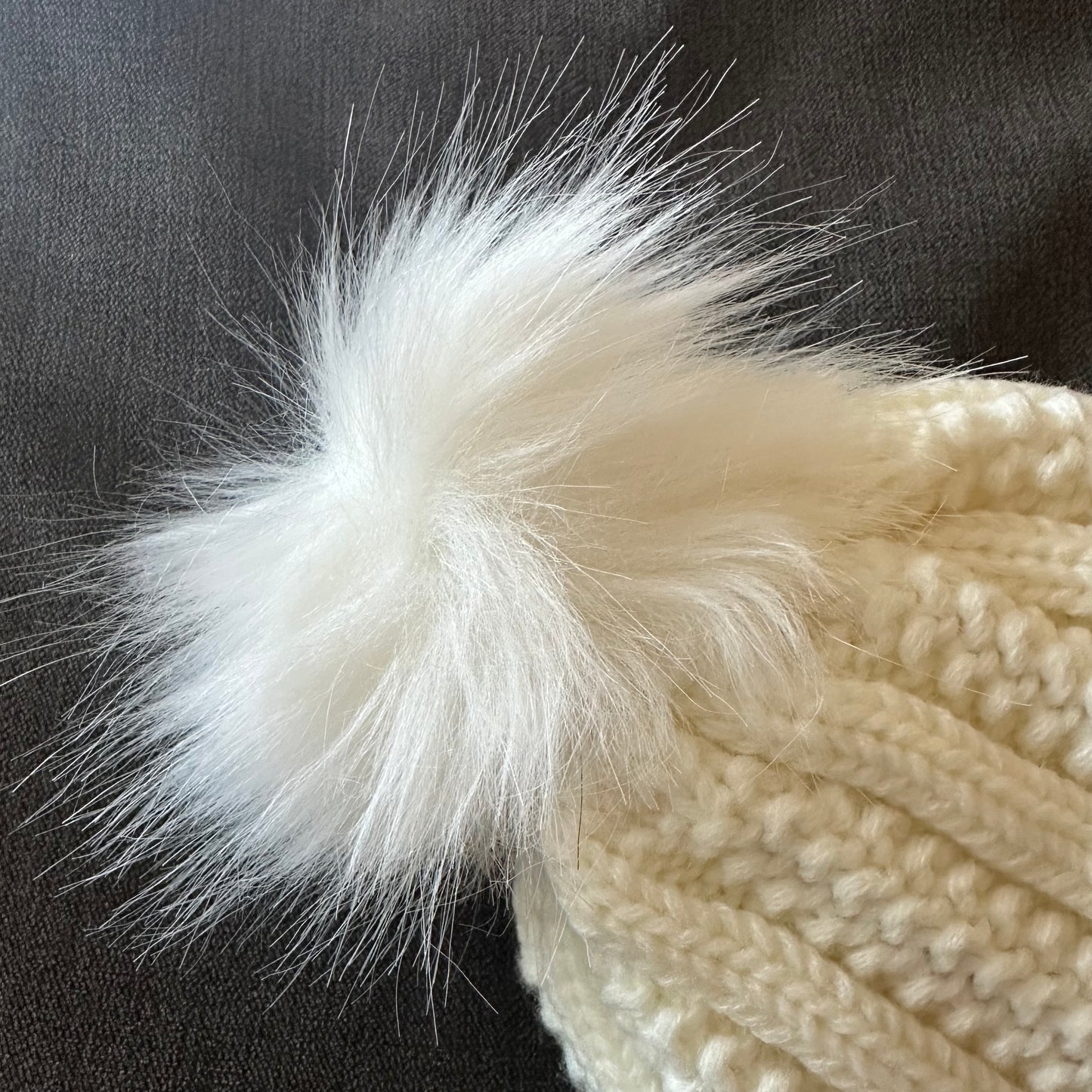 Satin Lined Knitted Bobble Hat