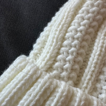 Satin Lined Knitted Bobble Hat