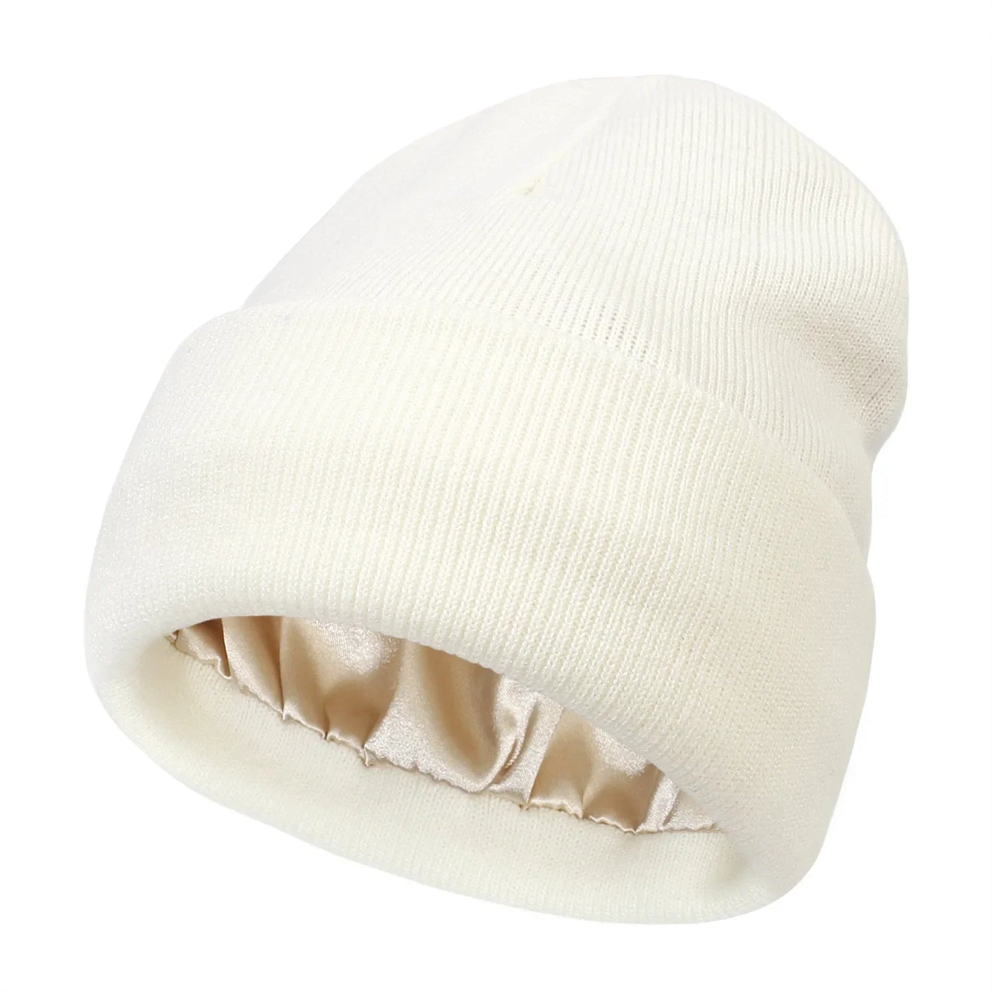 Satin Lined Knitted Beanie