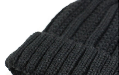 Satin Lined Knitted Bobble Hat