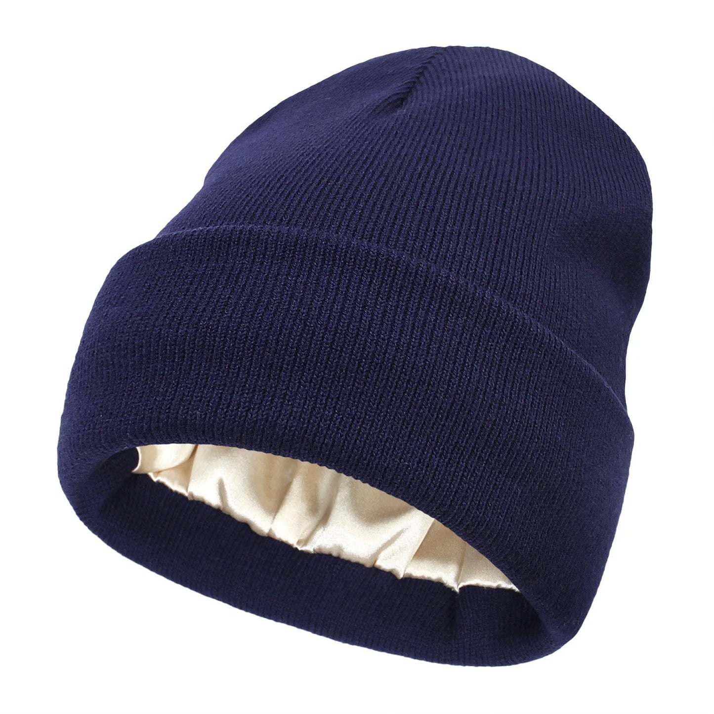 Satin Lined Knitted Beanie