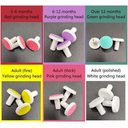 6pcs Replacement Nail File Pads for Electric Baby Nail Trimmer