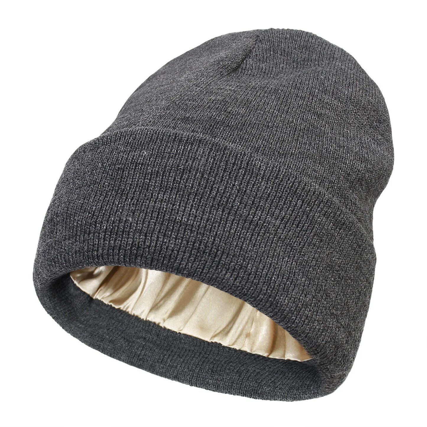 Satin Lined Knitted Beanie